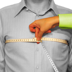 Đo vòng ngực vest nam